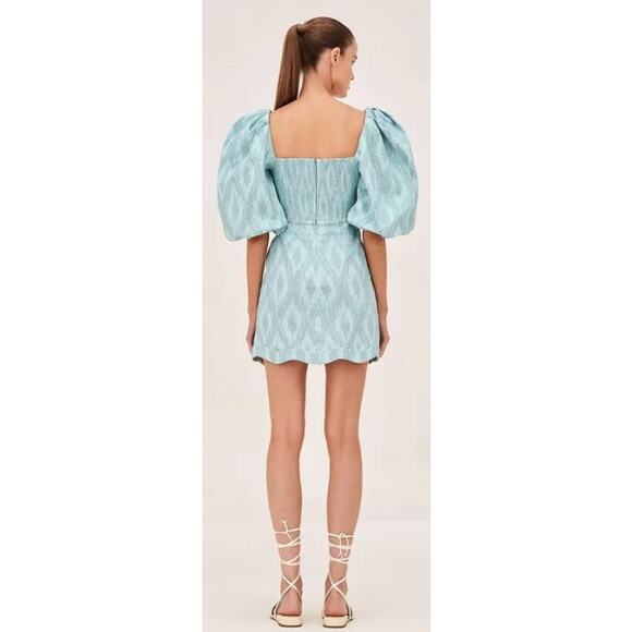 Alexis Valera Puff Sleeve Mini Dress Sz. XS - Picture 3 of 7